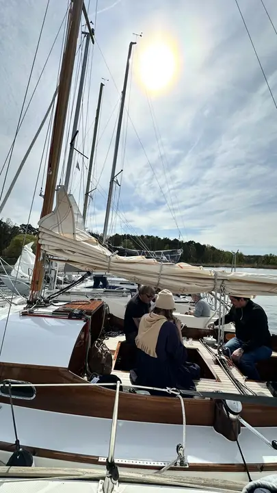 Ankern im Päckchen beim Ansegeln