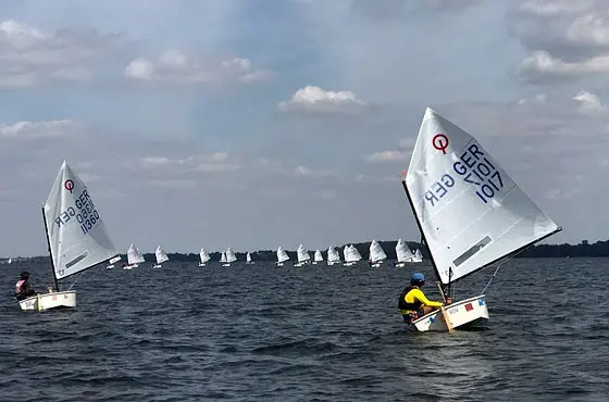 Opti-Regatta der Jüngstenabteilung